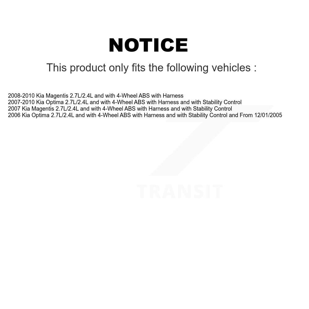 Mpulse - SEN-2ABS0596 - Front Right ABS Wheel Speed Sensor image 2