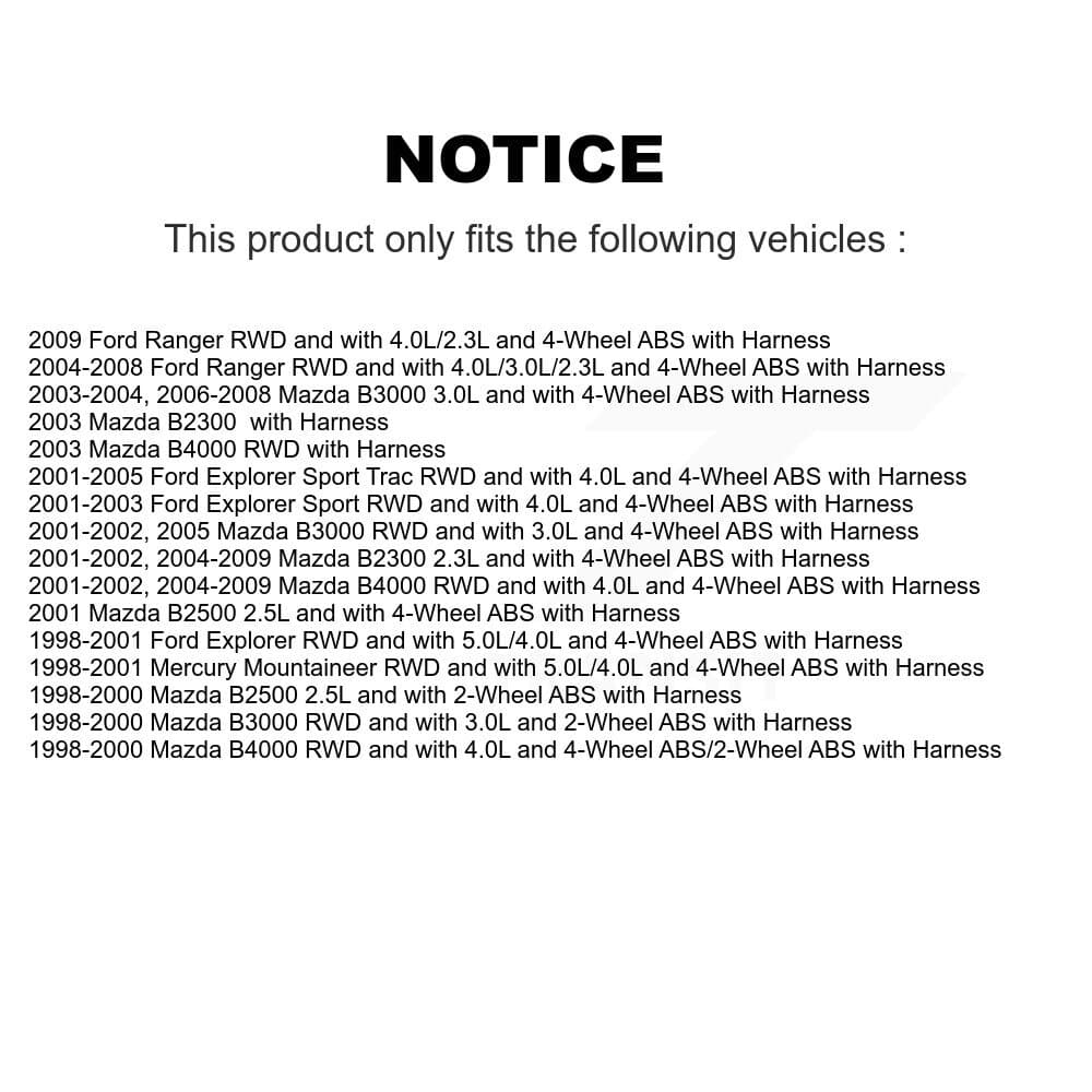 Mpulse - SEN-2ABS0681 - Front Left ABS Wheel Speed Sensor image 2
