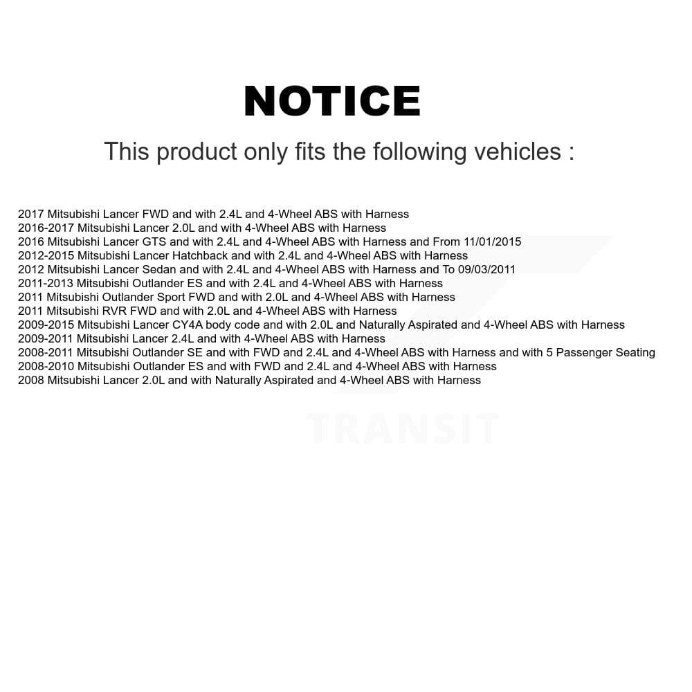 Mpulse - SEN-2ABS0711 - Rear Left ABS Wheel Speed Sensor image 2