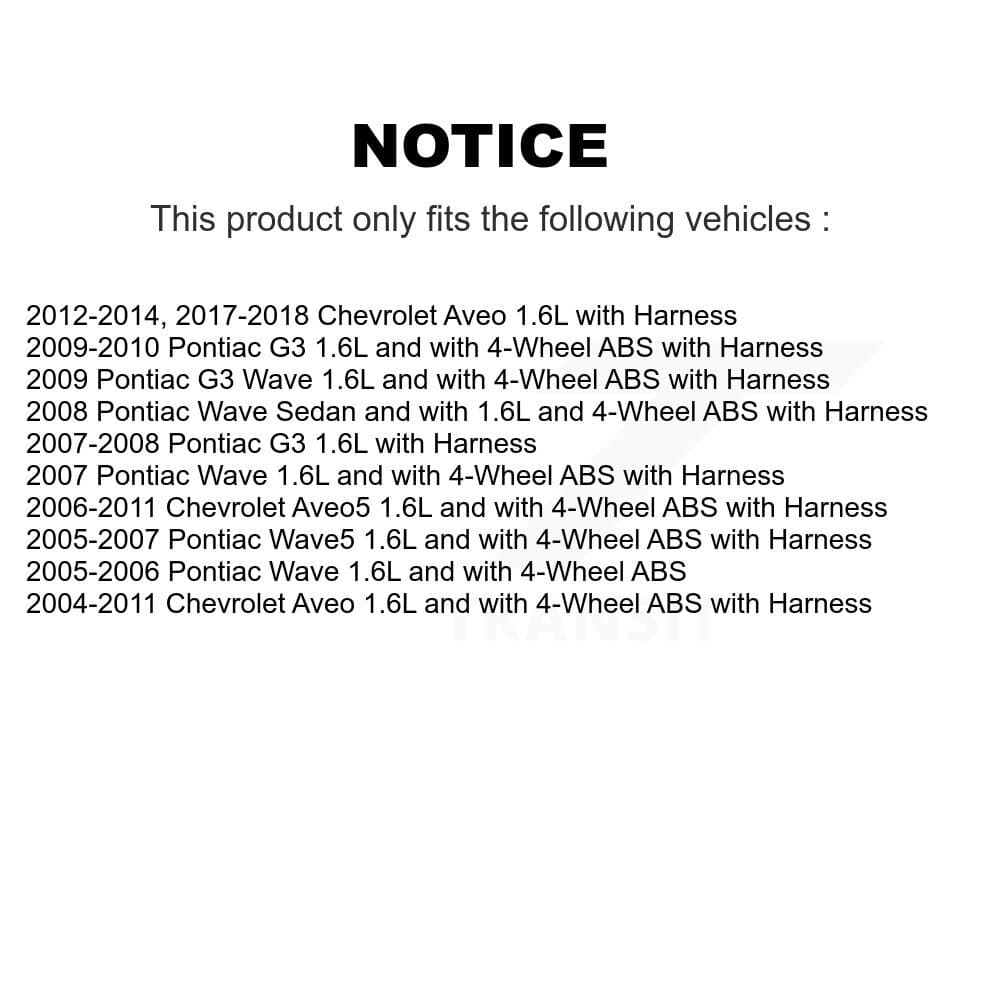 Mpulse - SEN-2ABS0801 - Rear Left ABS Wheel Speed Sensor image 2