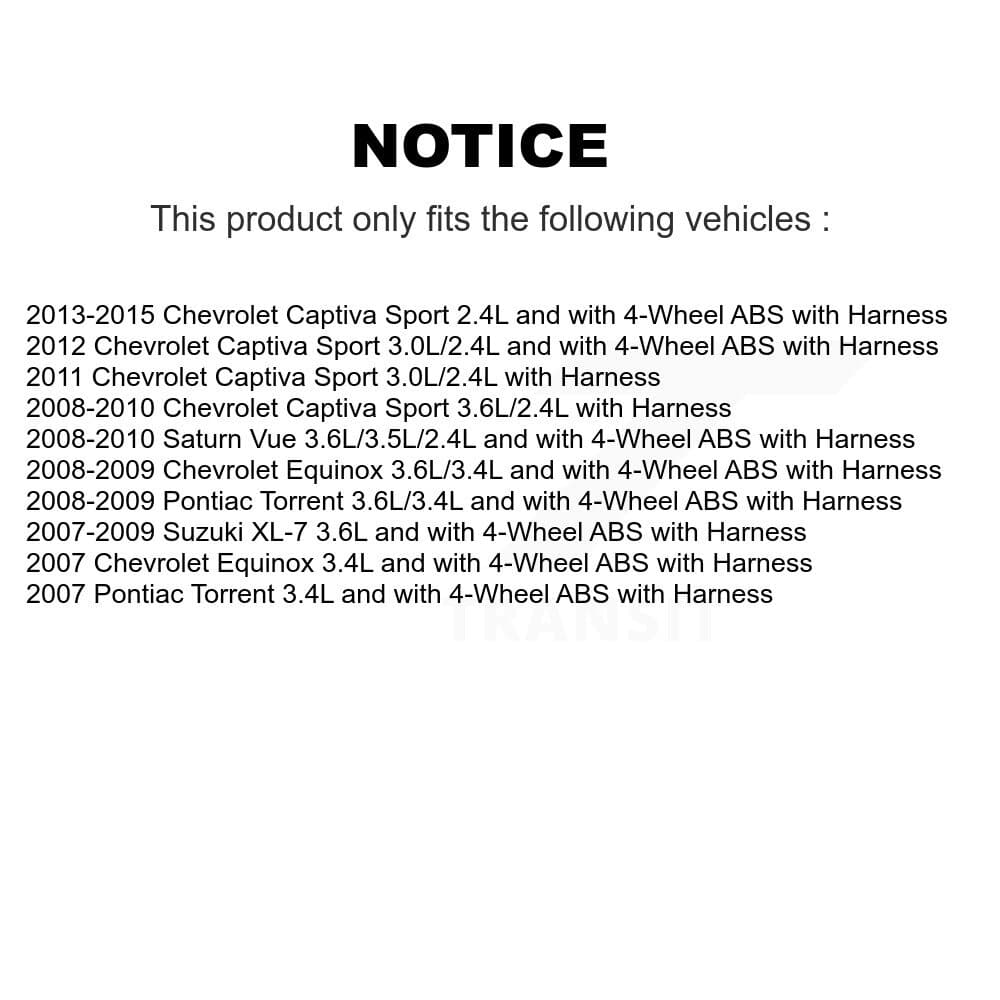 Mpulse - SEN-2ABS0804 - Rear ABS Wheel Speed Sensor image 2