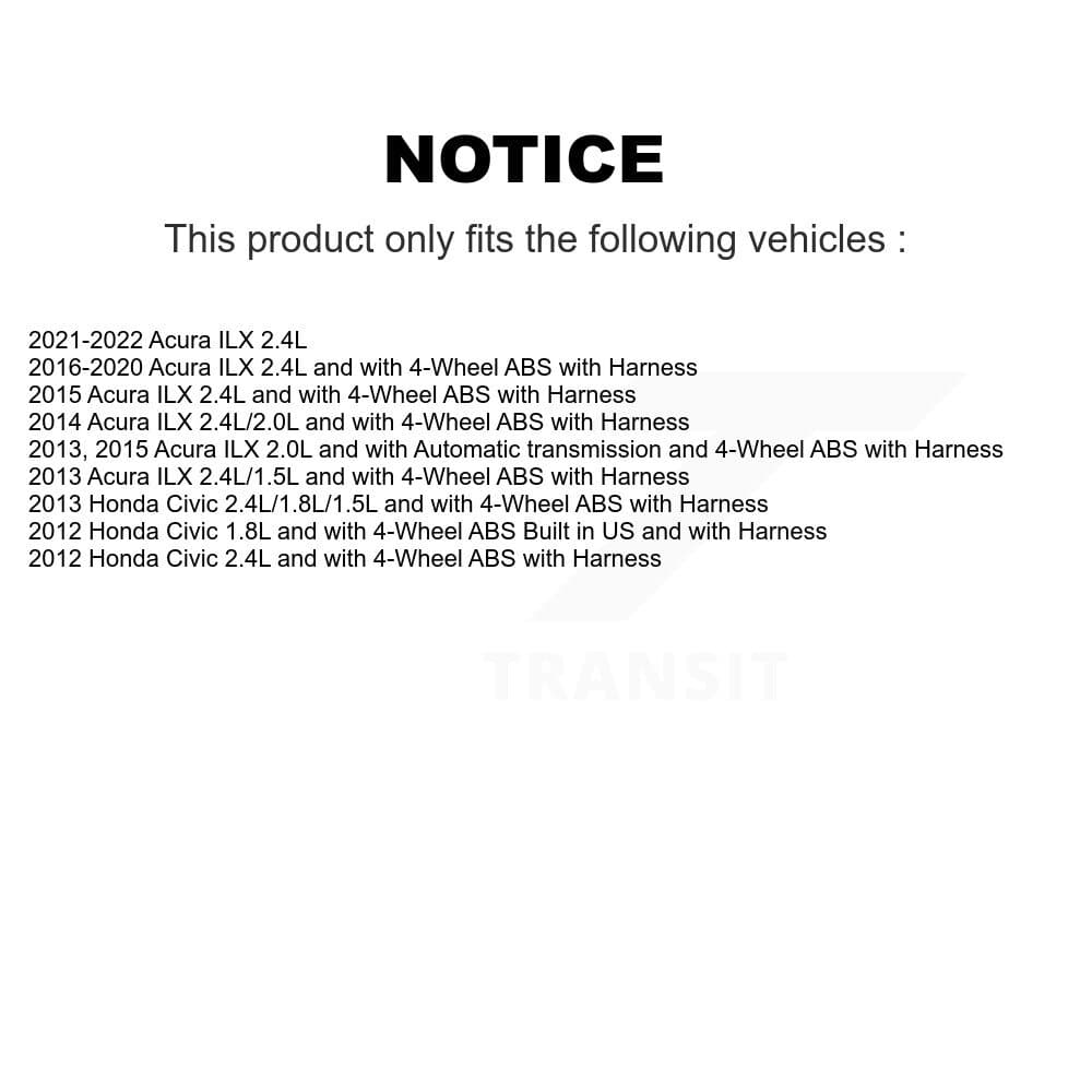 Mpulse - SEN-2ABS0863 - Front Left ABS Wheel Speed Sensor image 2