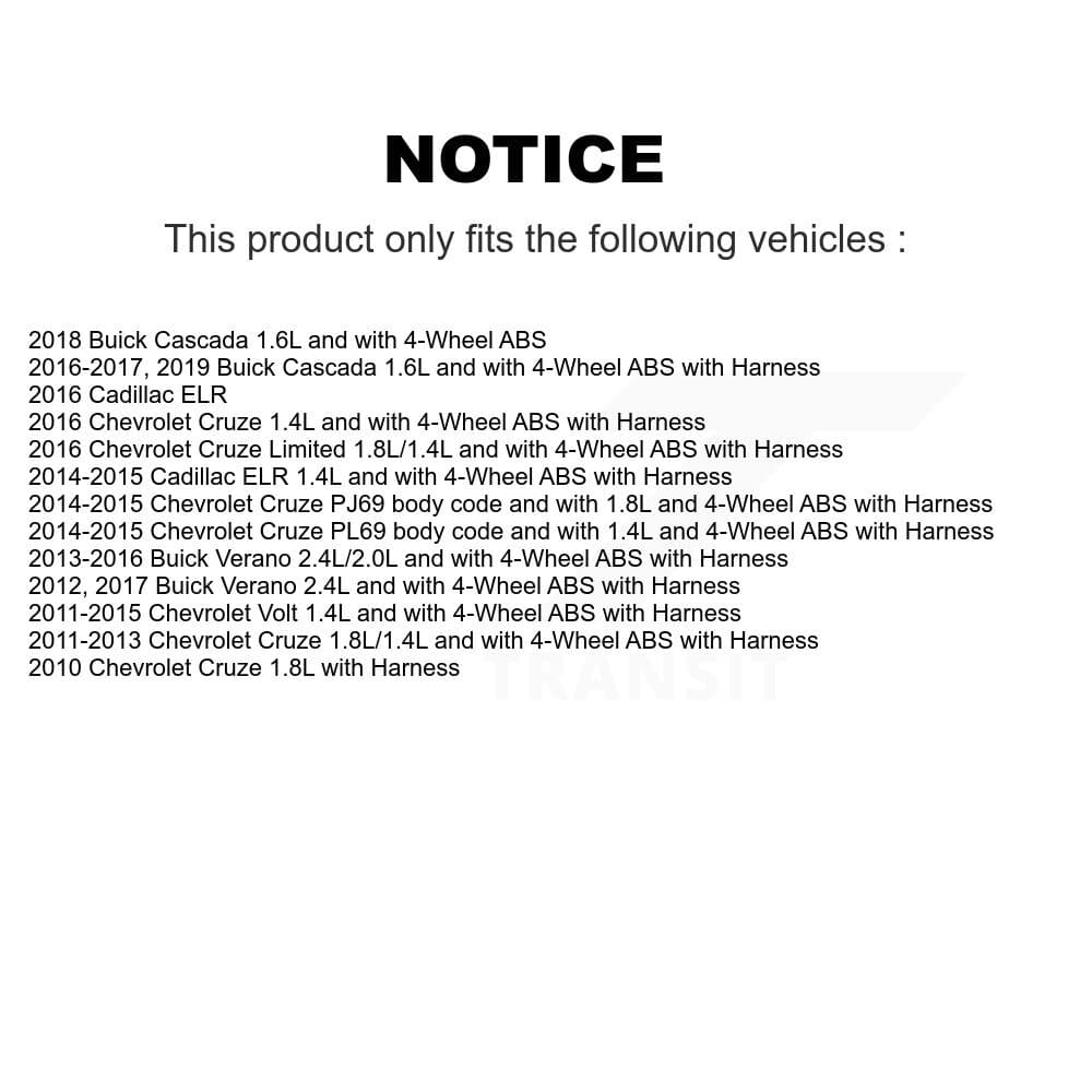 Mpulse - SEN-2ABS0883 - Rear ABS Wheel Speed Sensor image 2