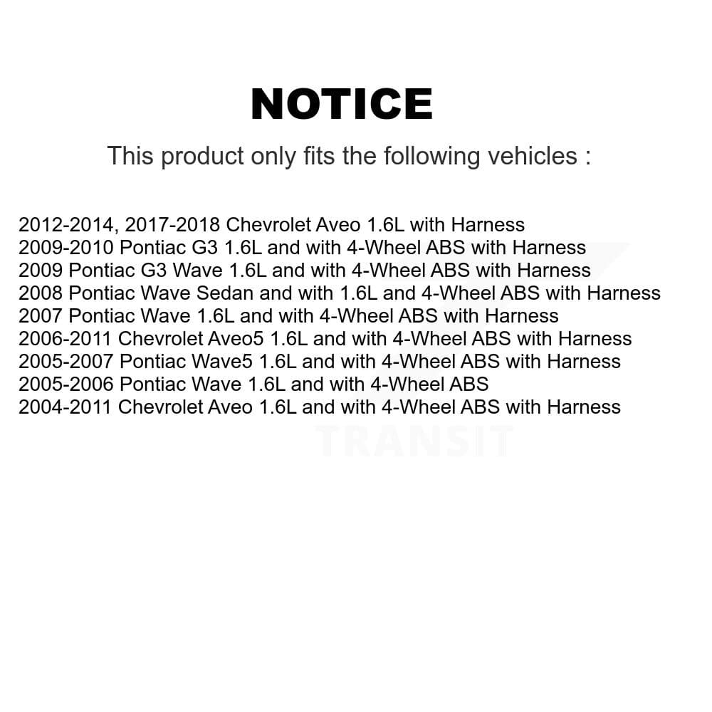 Mpulse - SEN-2ABS1072 - Rear Right ABS Wheel Speed Sensor image 2