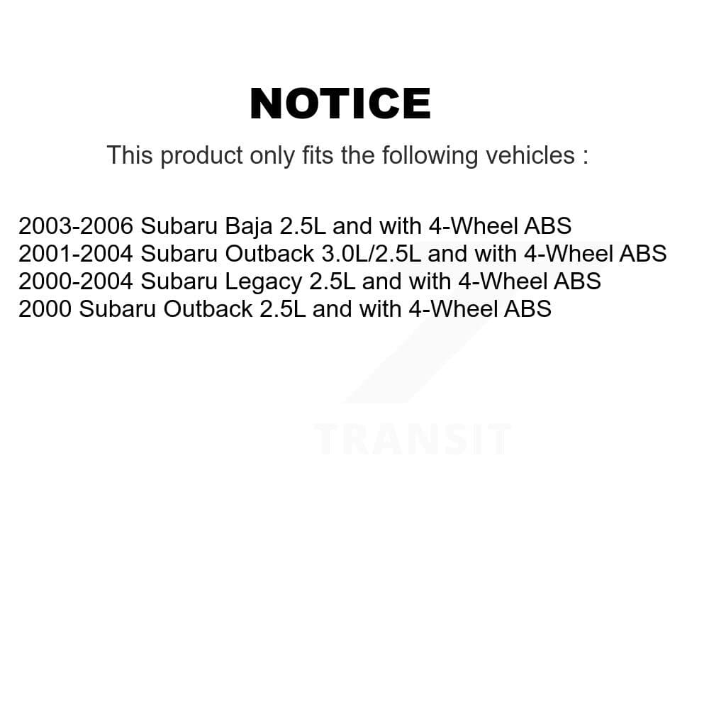 Mpulse - SEN-2ABS1106 - Rear Right ABS Wheel Speed Sensor image 2