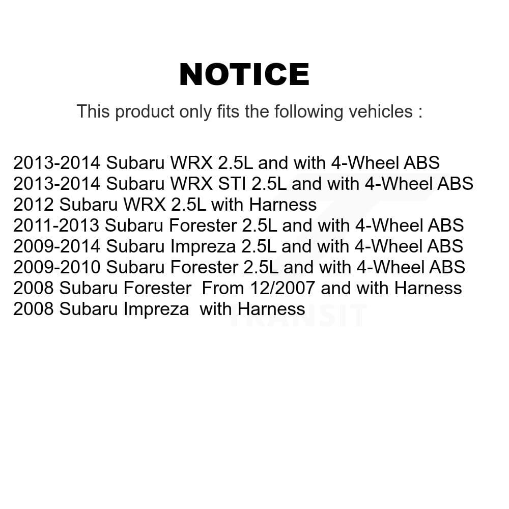 Mpulse - SEN-2ABS1110 - Front Left ABS Wheel Speed Sensor image 2