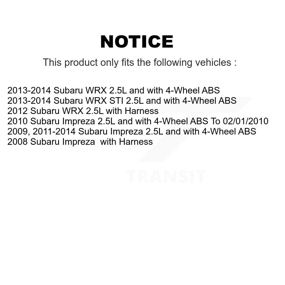 Mpulse - SEN-2ABS1114 - Rear Right ABS Wheel Speed Sensor image 2
