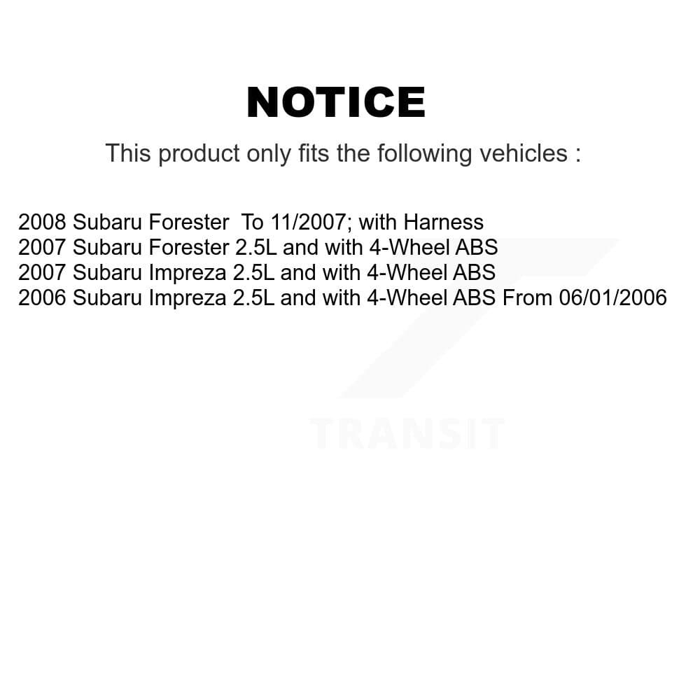 Mpulse - SEN-2ABS1117 - Front Left ABS Wheel Speed Sensor image 2