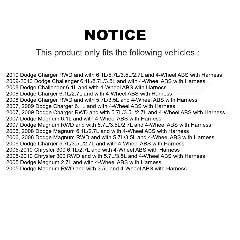 Mpulse - SEN-2ABS1247 - Rear Left ABS Wheel Speed Sensor image 2