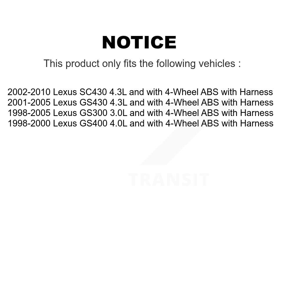 Mpulse - SEN-2ABS1251 - Front Left ABS Wheel Speed Sensor image 2