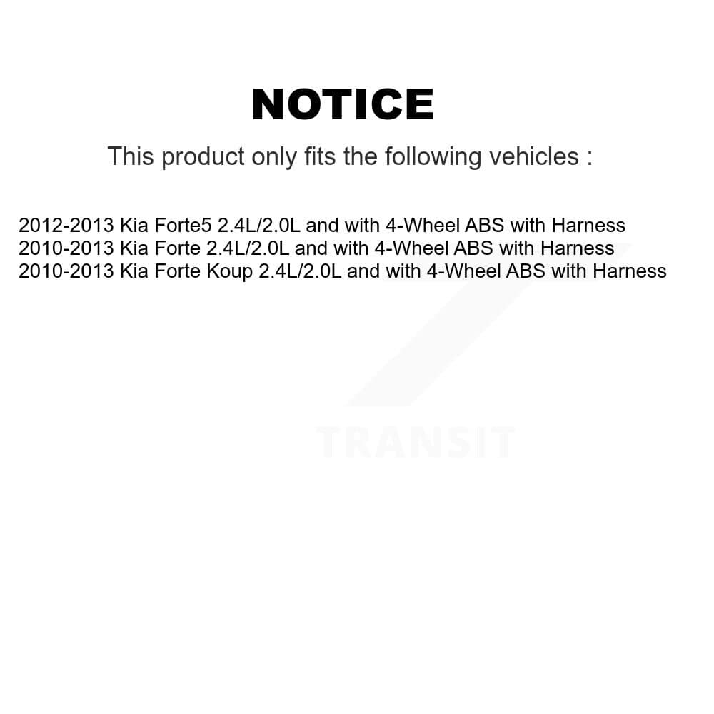 Mpulse - SEN-2ABS1286 - Front Left ABS Wheel Speed Sensor image 2