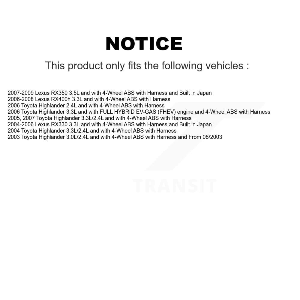 Mpulse - SEN-2ABS1303 - Front Left ABS Wheel Speed Sensor image 2