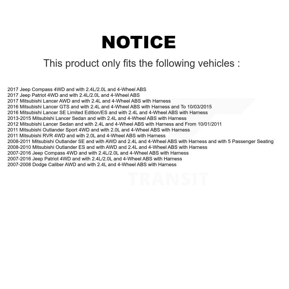 Mpulse - SEN-2ABS2288 - Rear Right ABS Wheel Speed Sensor image 2
