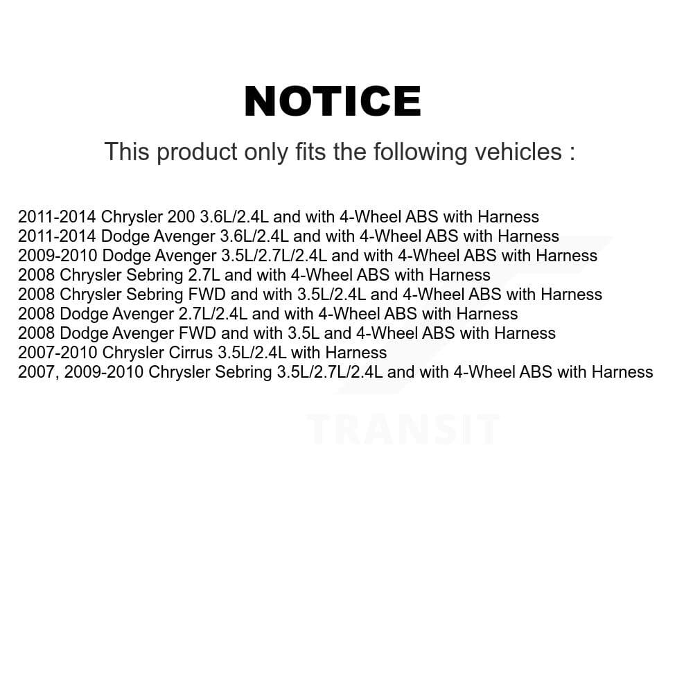 Mpulse - SEN-2ABS2294 - Rear Left ABS Wheel Speed Sensor image 2