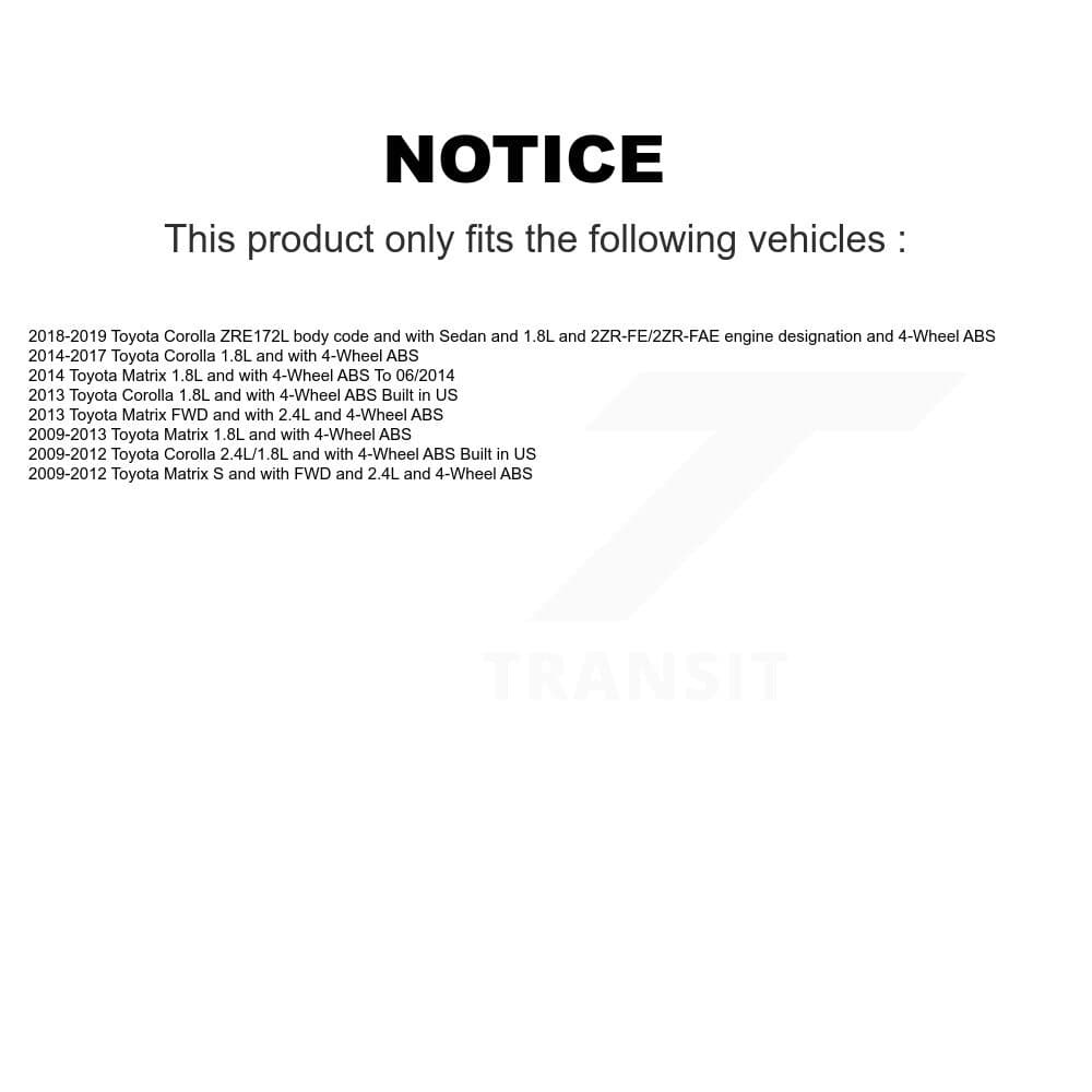 Mpulse - SEN-2ABS2487 - Rear Left ABS Wheel Speed Sensor Wiring Harness image 2