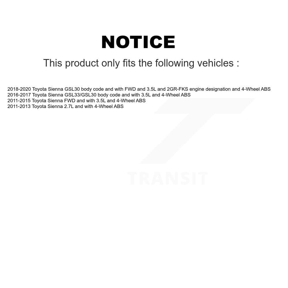 Mpulse - SEN-2ABS2516 - Rear Left ABS Wheel Speed Sensor Wiring Harness image 2