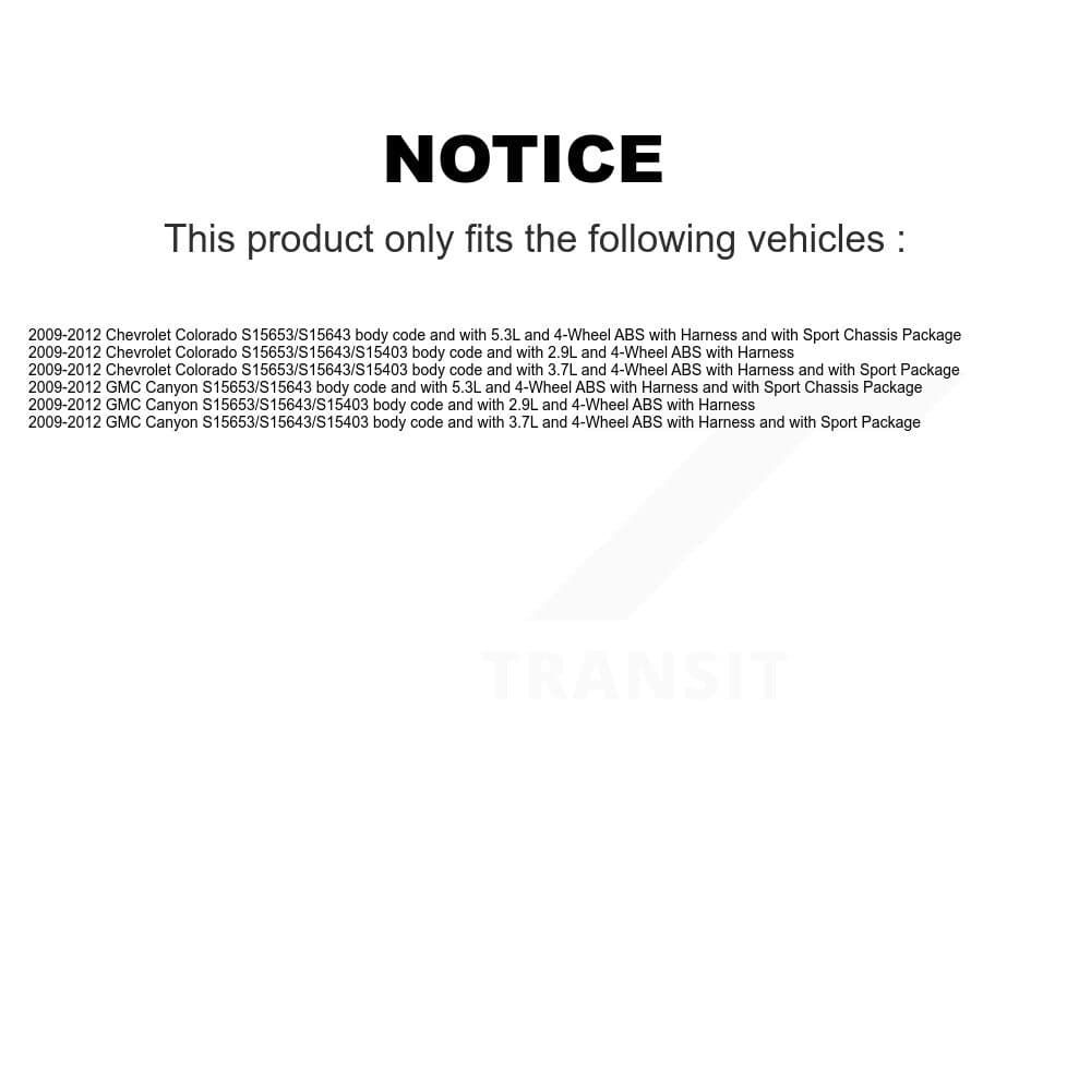Mpulse - SEN-2ABS2523 - Front ABS Wheel Speed Sensor image 2