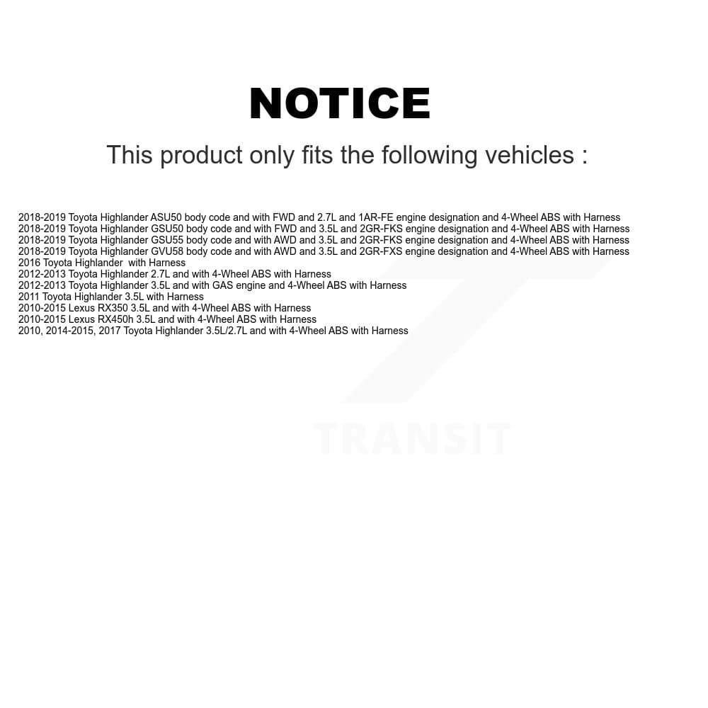 Mpulse - SEN-2ABS2703 - Front Left ABS Wheel Speed Sensor image 2