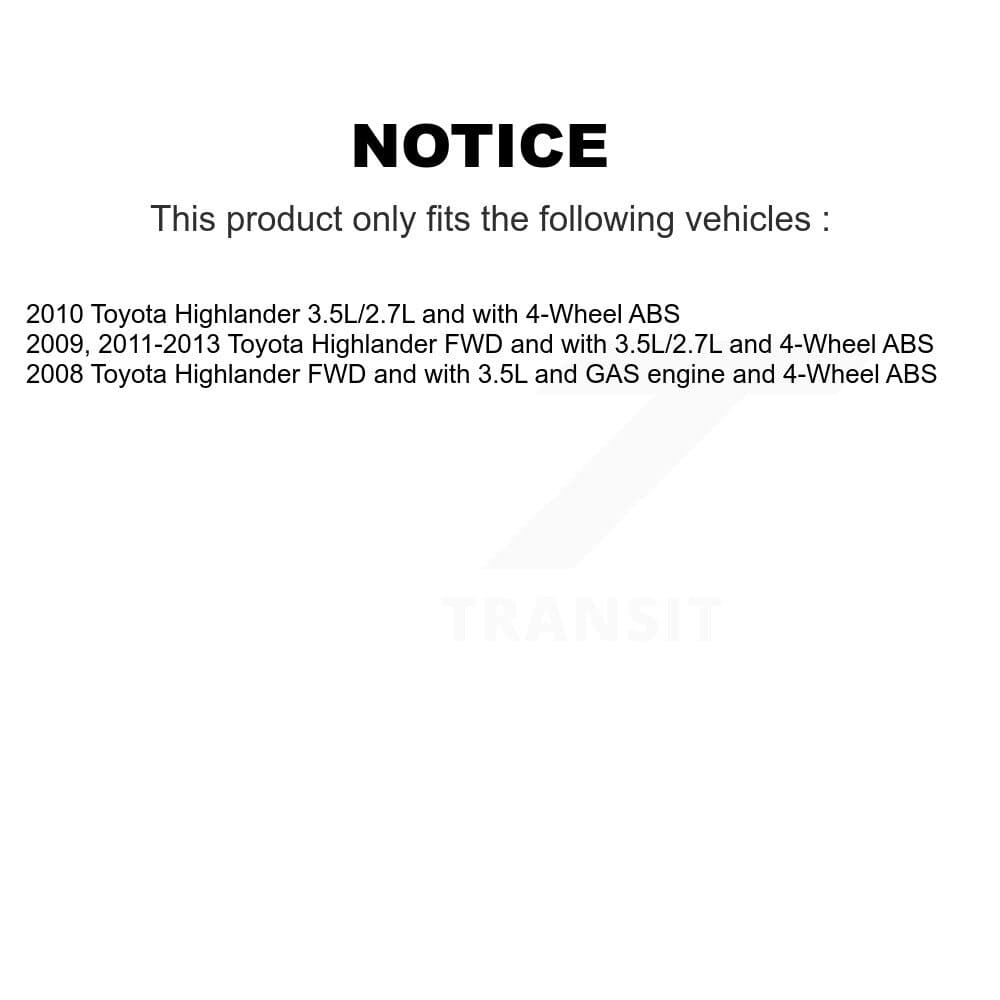 Mpulse - SEN-2ABS2719 - Rear Left ABS Wheel Speed Sensor Wiring Harness image 2
