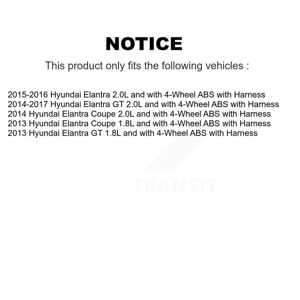 Mpulse - SEN-2ABS2813 - Front Left ABS Wheel Speed Sensor image 2