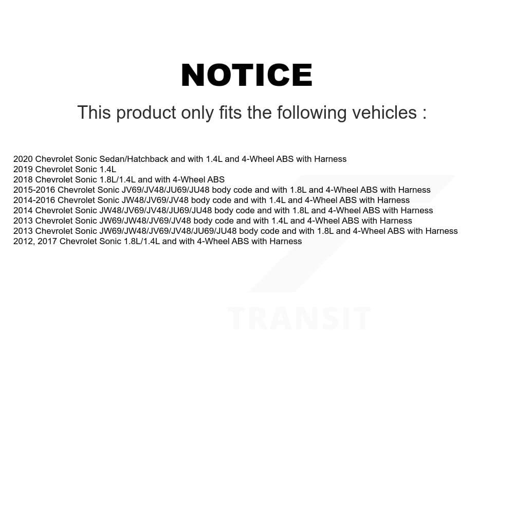 Mpulse - SEN-2ABS2934 - Rear Left ABS Wheel Speed Sensor image 2