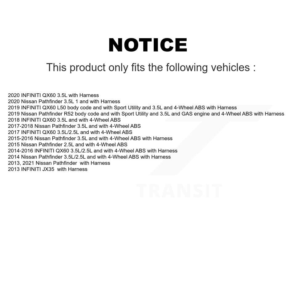 Mpulse - SEN-2ABS2962 - Rear Right ABS Wheel Speed Sensor image 2