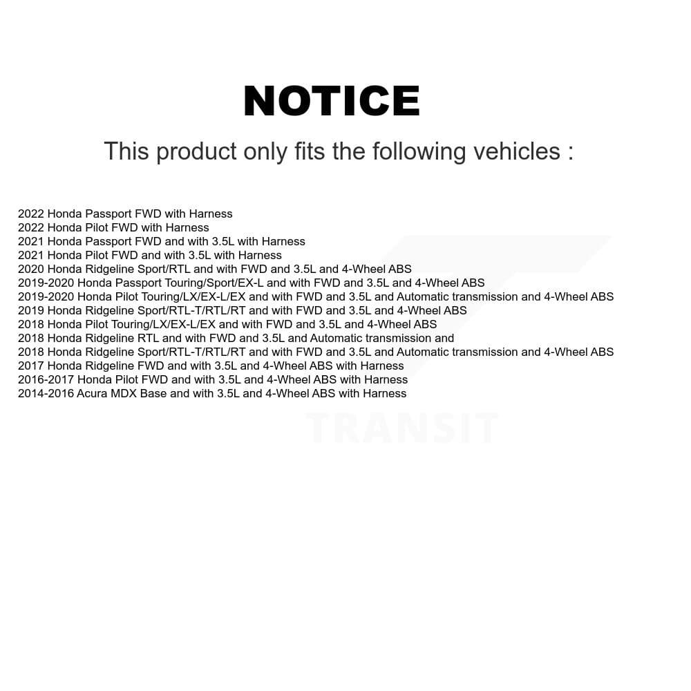 Mpulse - SEN-2ABS2968 - Rear Right ABS Wheel Speed Sensor image 2