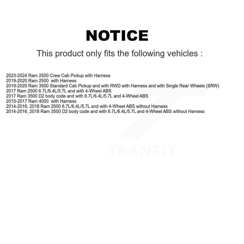 Mpulse - SEN-2ABS3025 - Rear Right ABS Wheel Speed Sensor image 2