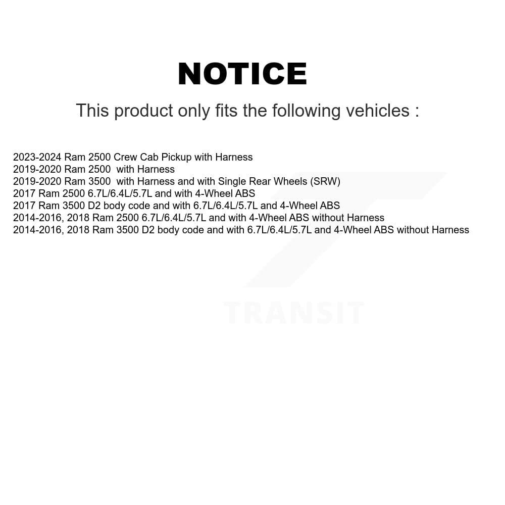 Mpulse - SEN-2ABS3026 - Rear Left ABS Wheel Speed Sensor image 2