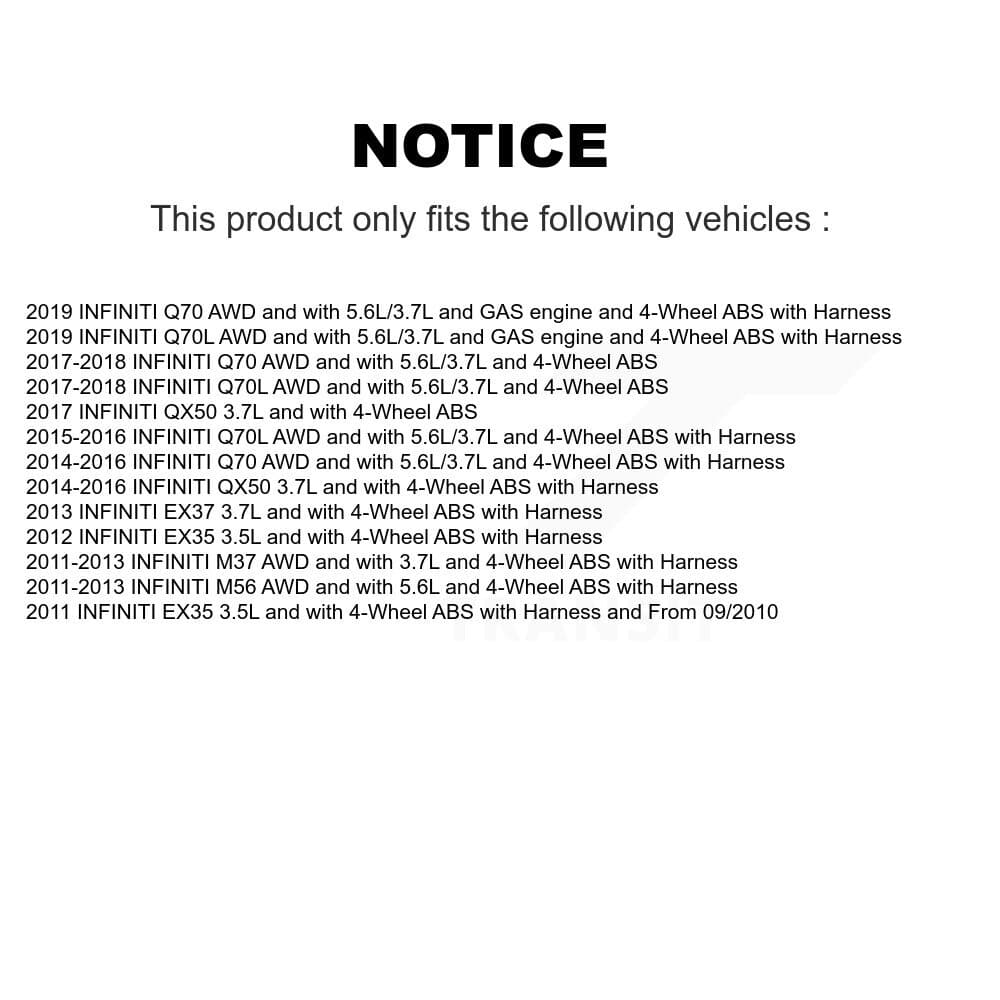 Mpulse - SEN-2ABS3048 - Front ABS Wheel Speed Sensor image 2