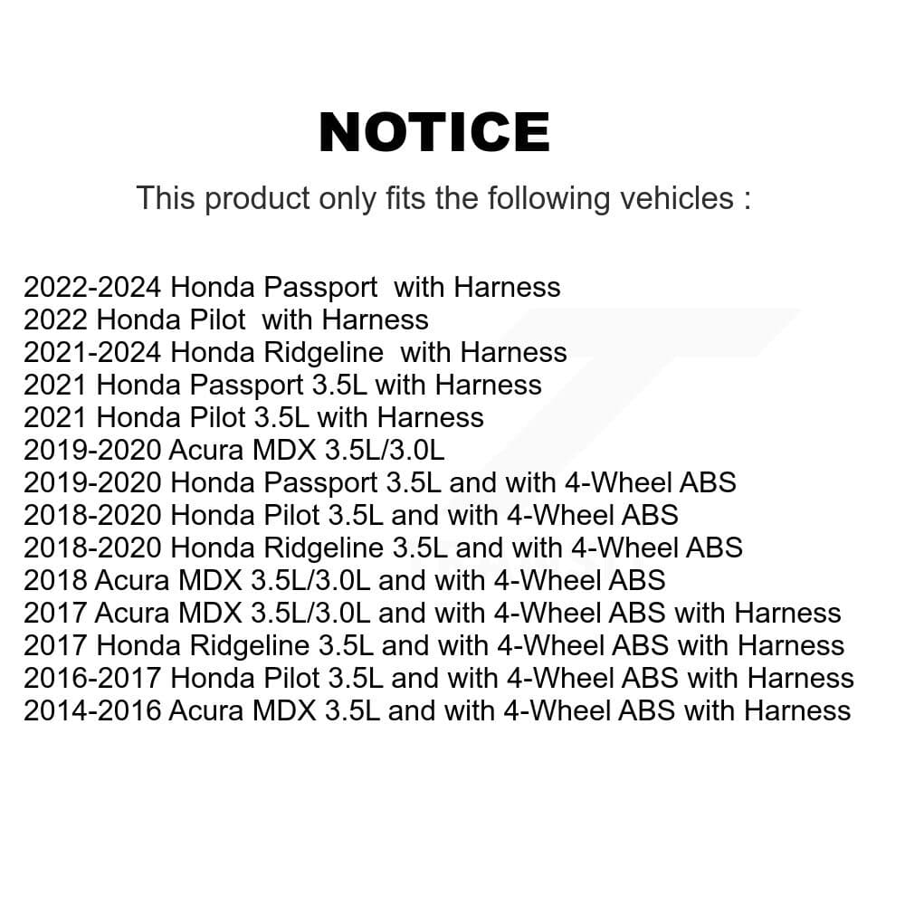 Mpulse - SEN-2ABS3160 - Front Left ABS Wheel Speed Sensor image 2