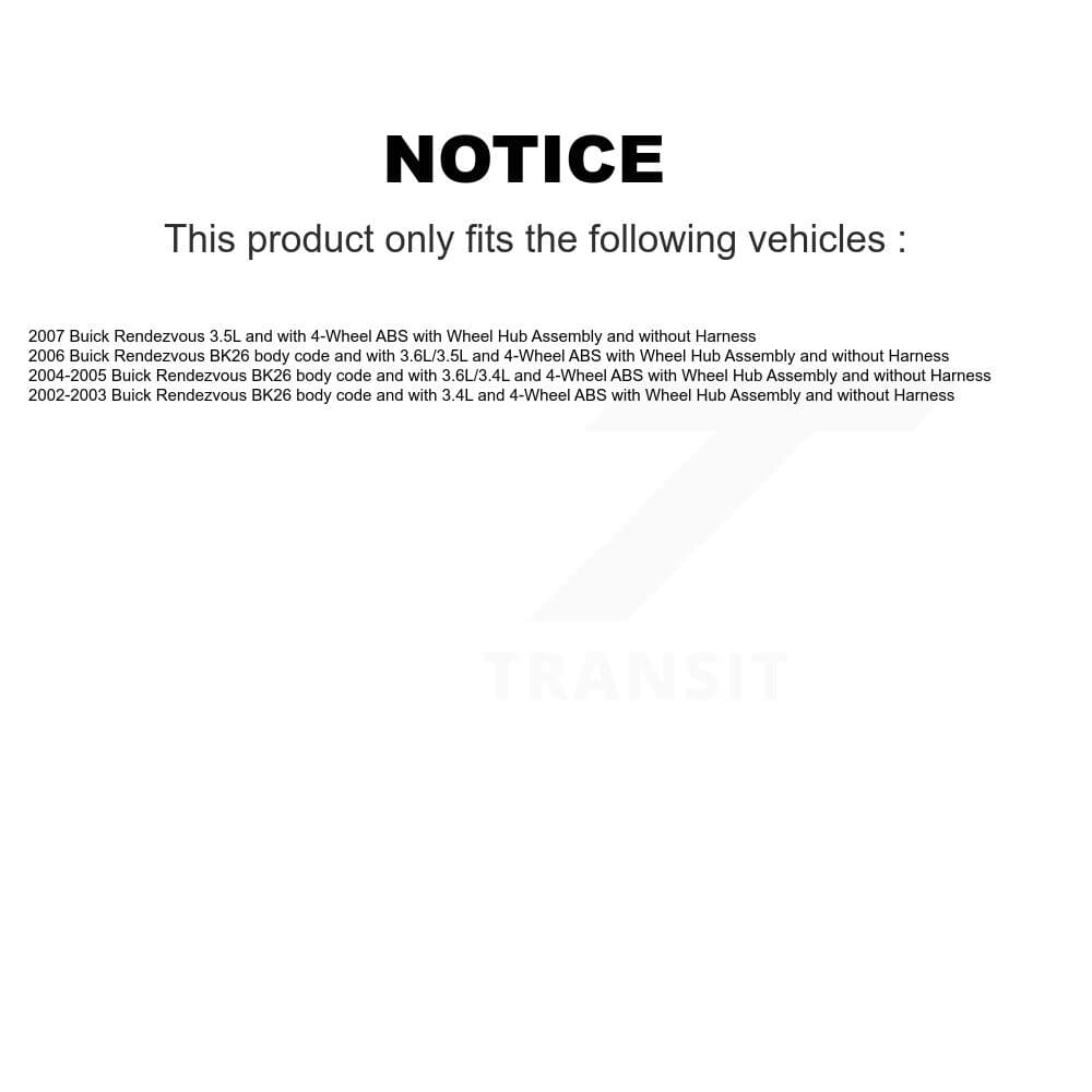Mpulse - SEN-2ABS3282 - Rear ABS Wheel Speed Sensor image 2