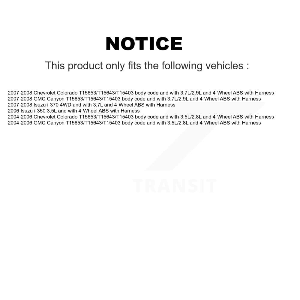 Mpulse - SEN-2ABS3300 - Front Right ABS Wheel Speed Sensor image 2