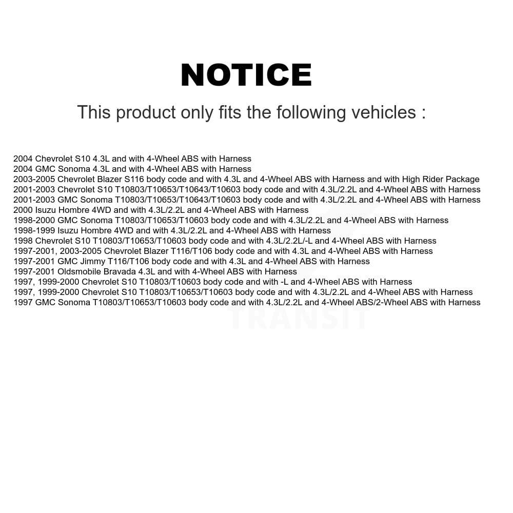 Mpulse - SEN-2ABS3311 - Front ABS Wheel Speed Sensor image 2