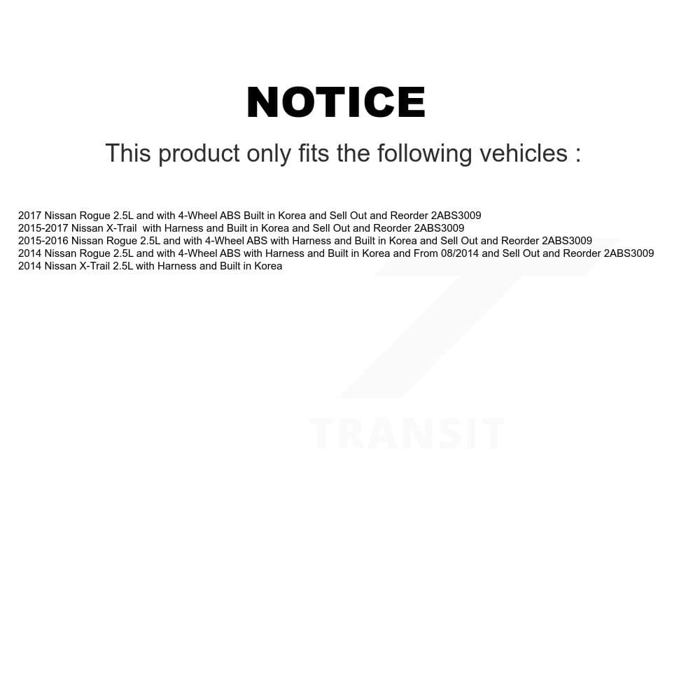 Mpulse - SEN-2ABS3481 - Front ABS Wheel Speed Sensor image 2