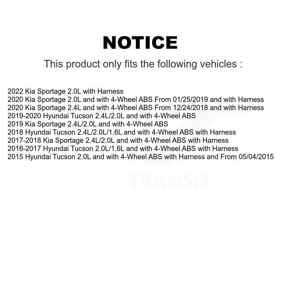 Mpulse - SEN-2ABS3659 - Front Right ABS Wheel Speed Sensor image 2