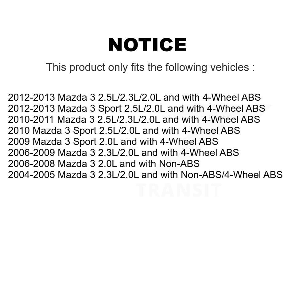 Mpulse - SEN-2ABS5075 - Rear Left ABS Wheel Speed Sensor Wiring Harness image 2