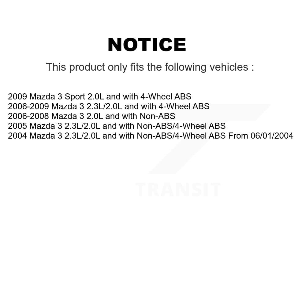 Mpulse - SEN-2ABS5077 - Rear Right ABS Wheel Speed Sensor Wiring Harness image 2