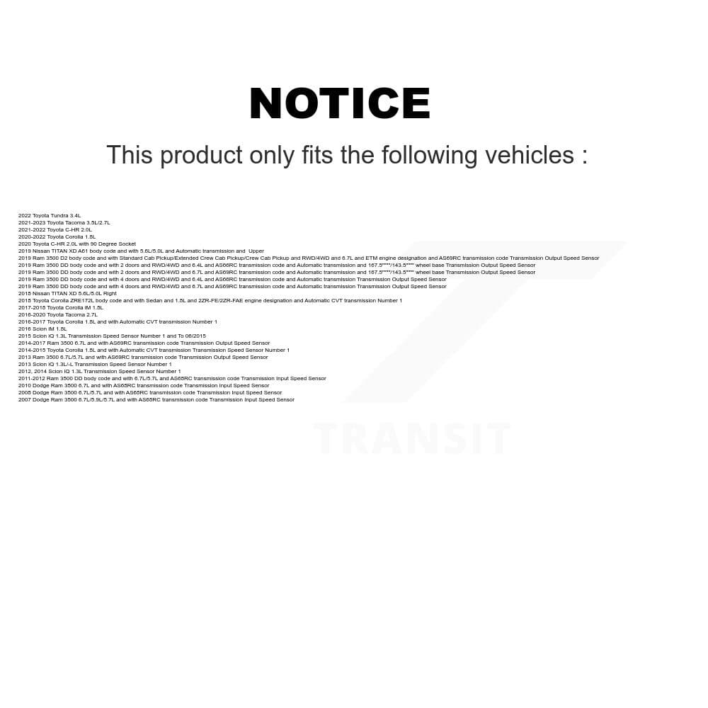 Mpulse - SEN-2VSS0532 - Vehicle Speed Sensor image 2