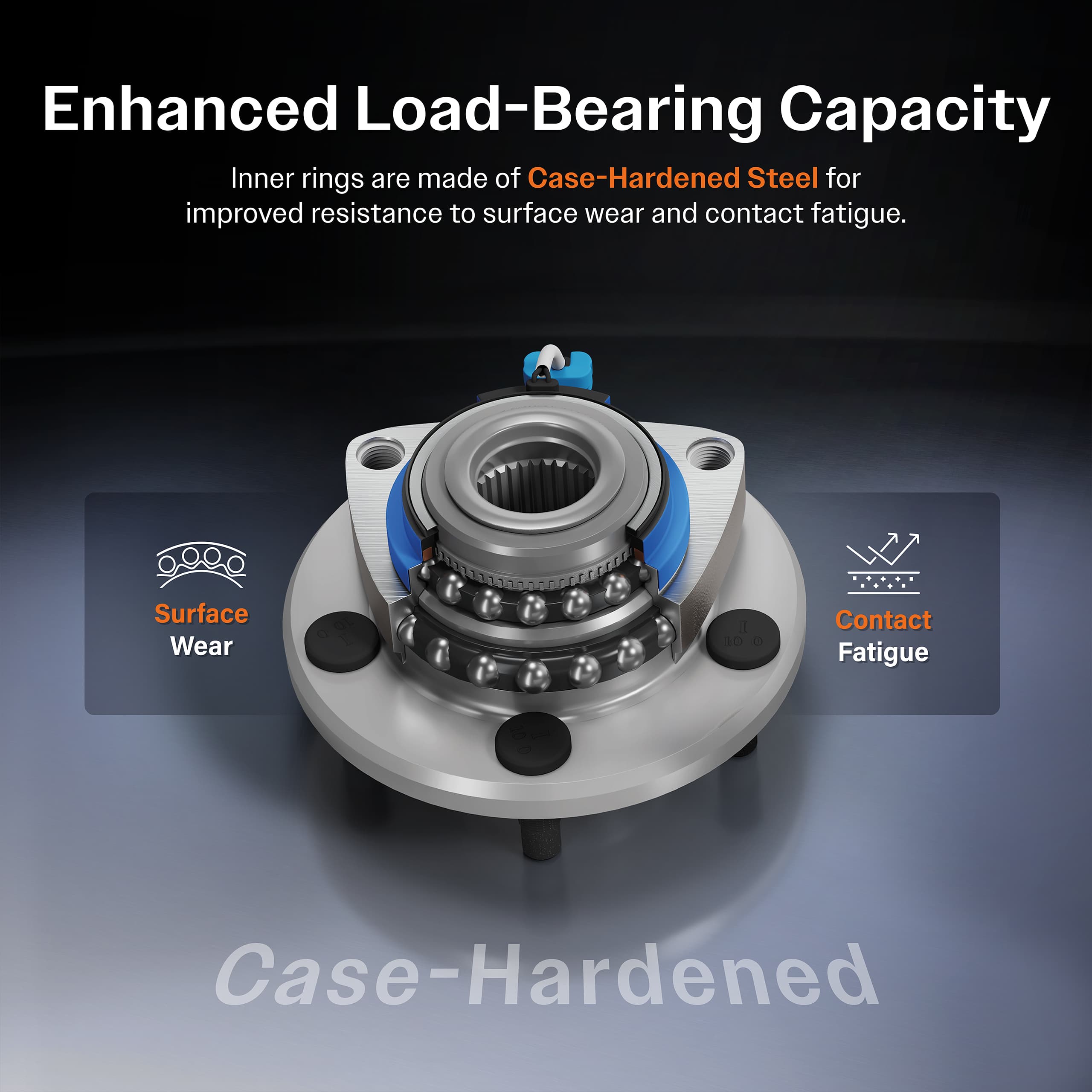 Kugel - 70-512570 - Rear Wheel Bearing and Hub Assembly image 6