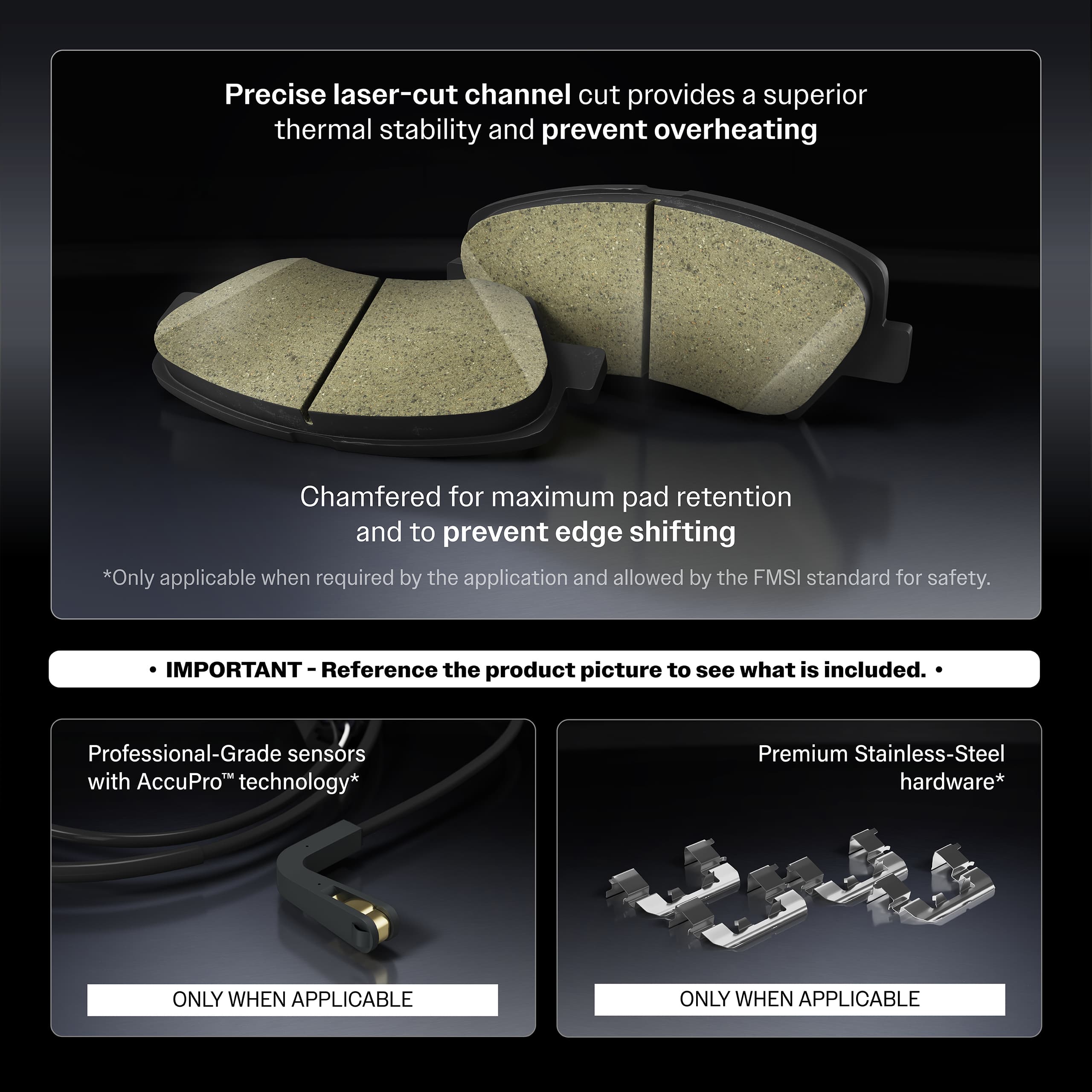 CMX - CMX-D1965 - Rear Disc Brake Pad image 3