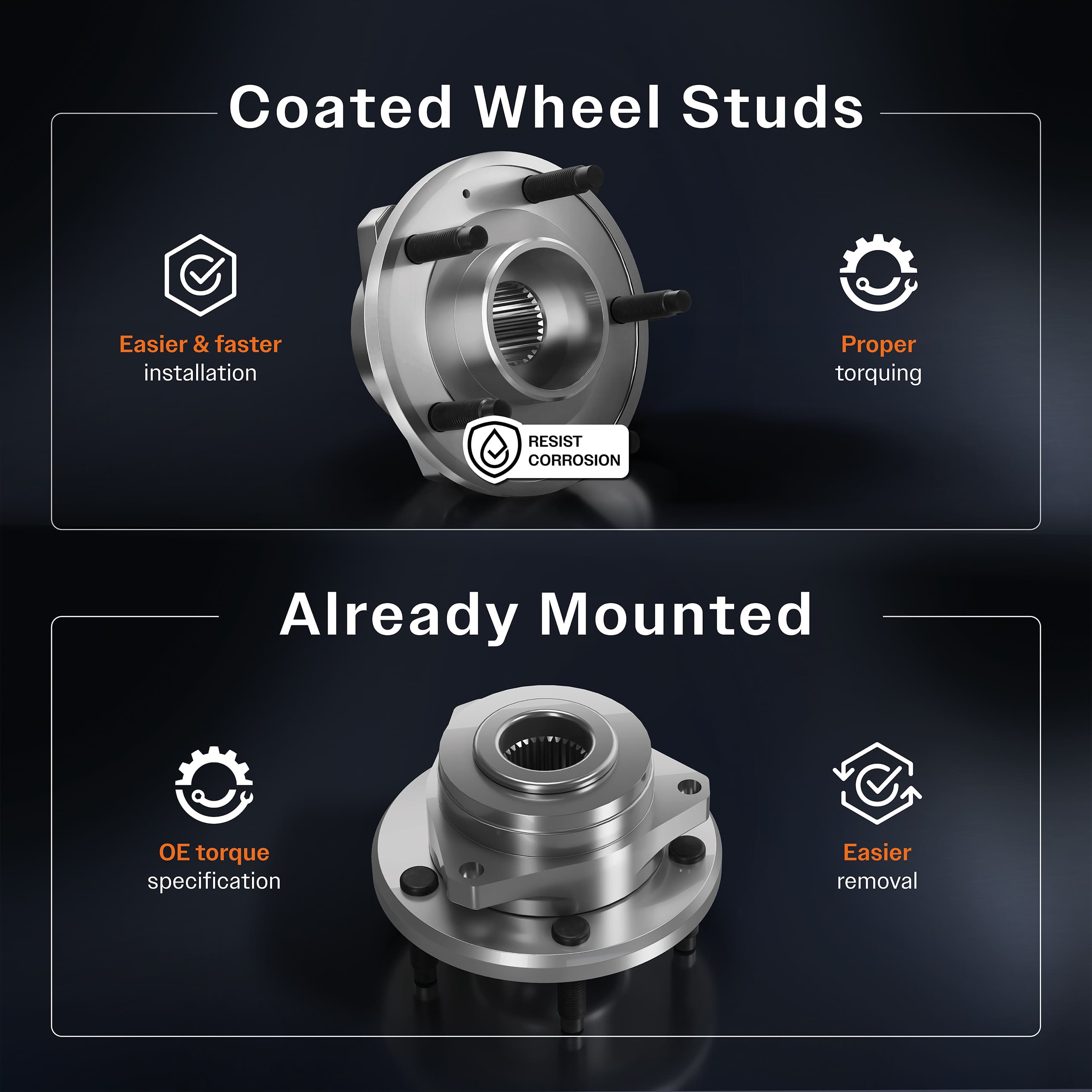 Kugel - 70-512570 - Rear Wheel Bearing and Hub Assembly image 4