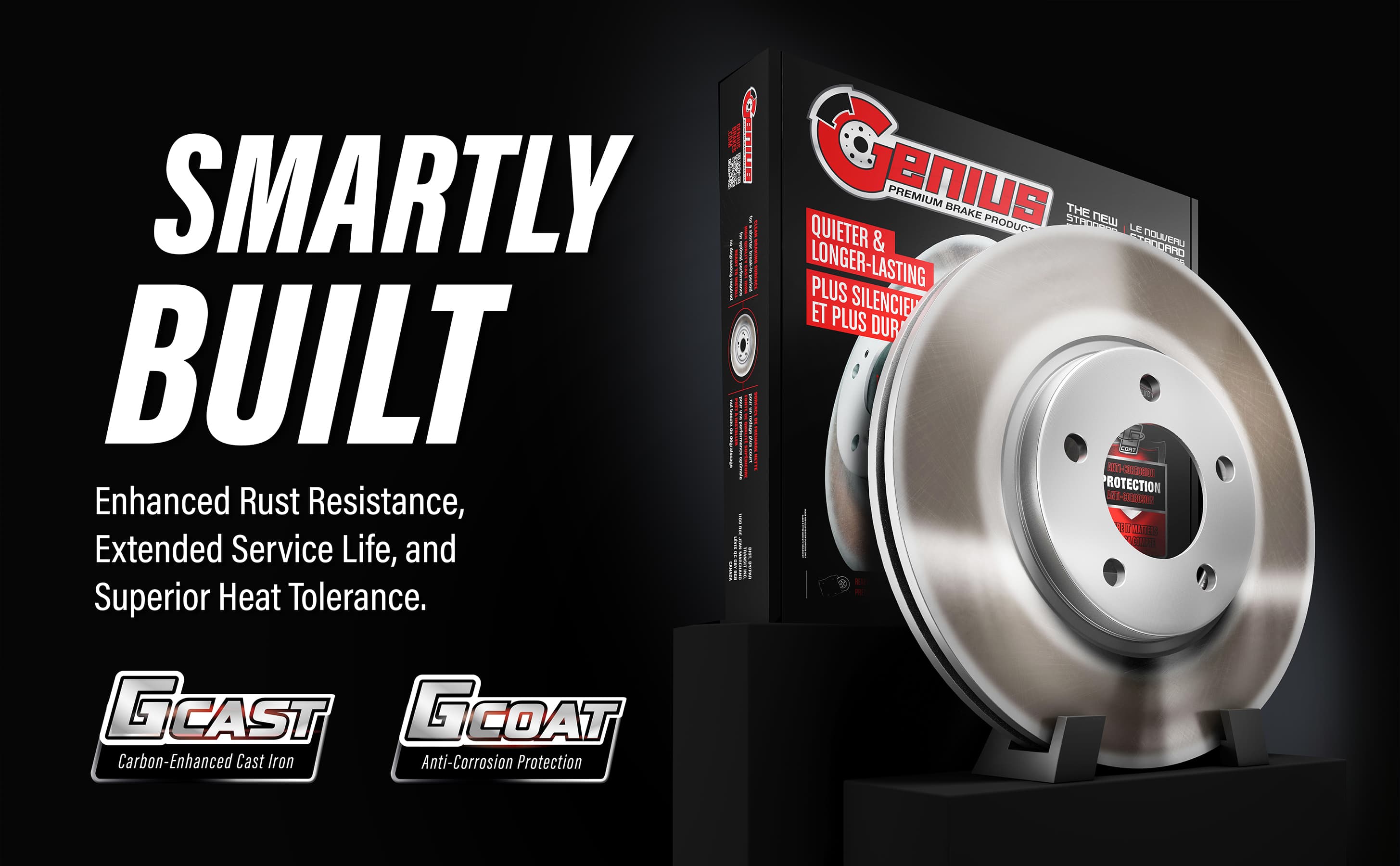Genius - GCR-682665 - Rear Disc Brake Rotor image 13