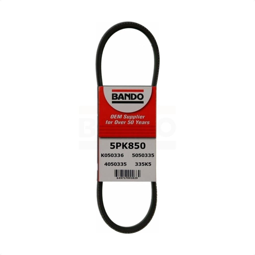 Bando - BAN-5PK850 - Air Conditioning Accessory Drive Belt image 1