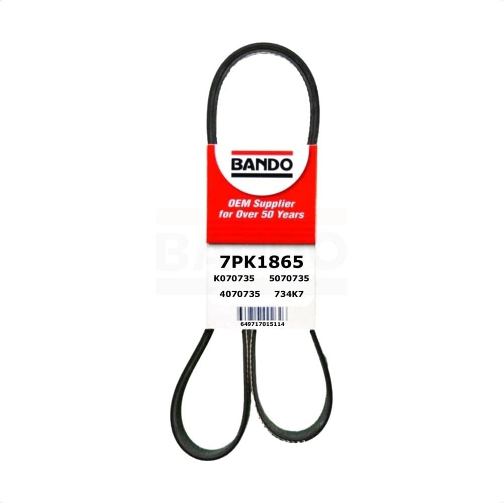 Bando - BAN-7PK1865 - Air Conditioning, Alternator and Power Steering Accessory Drive Belt image 1