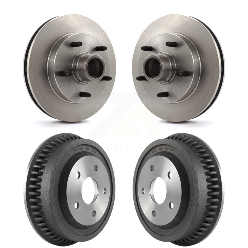 CMX - K8-102200 - Front and Rear Disc Brake Rotor and Hub Assembly Kits image 1