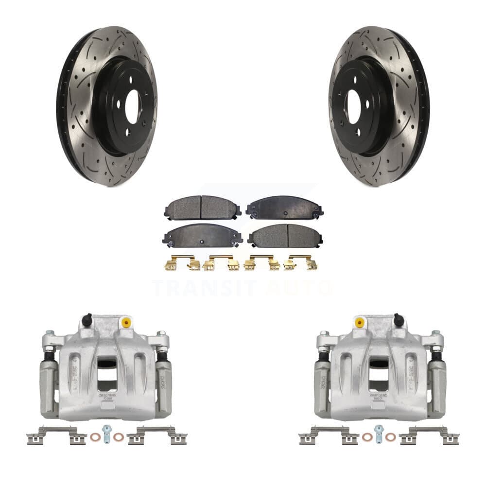 Transit Auto - KCD-100128P - Front Disc Brake Kits image 1
