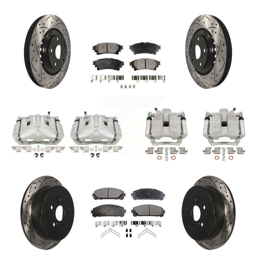 Transit Auto - KCD-100220P - Front and Rear Disc Brake Kits image 1