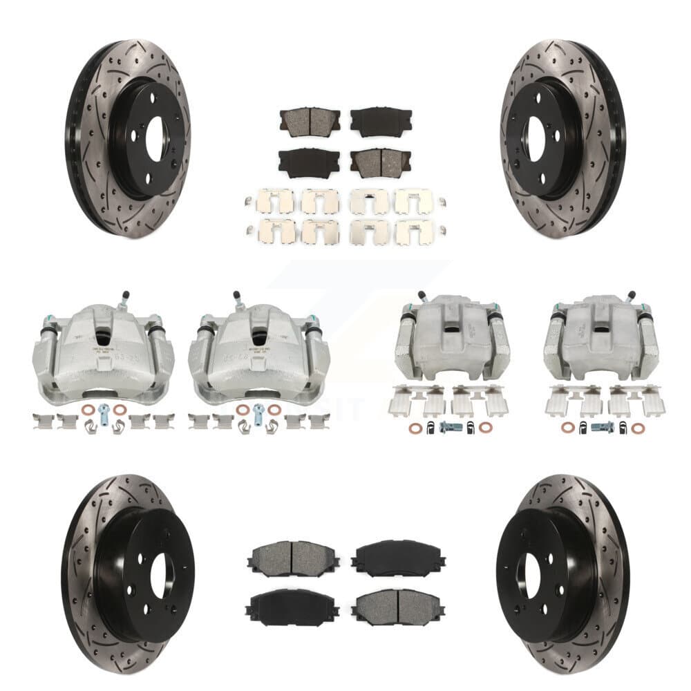 Transit Auto - KCD-100223S - Front and Rear Disc Brake Kits image 1