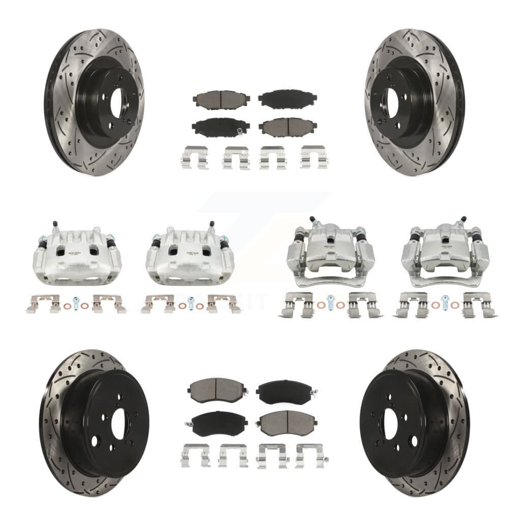 Transit Auto - KCD-100224C - Front and Rear Disc Brake Kits image 1
